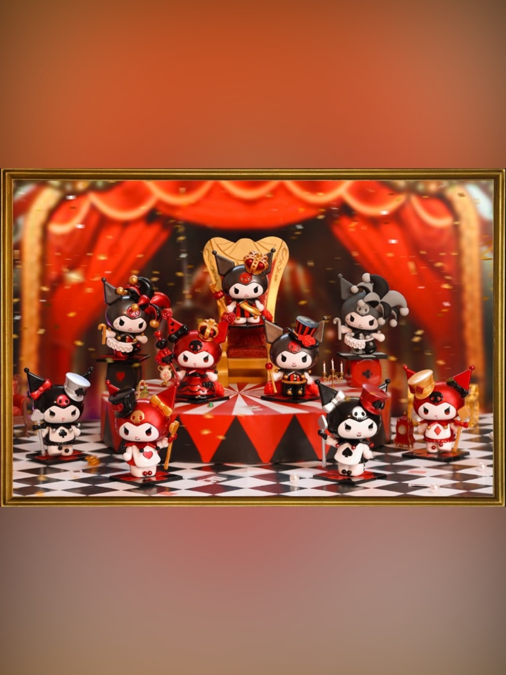 Sanrio Kuromi Jester Figurine - Picture 2 of 3